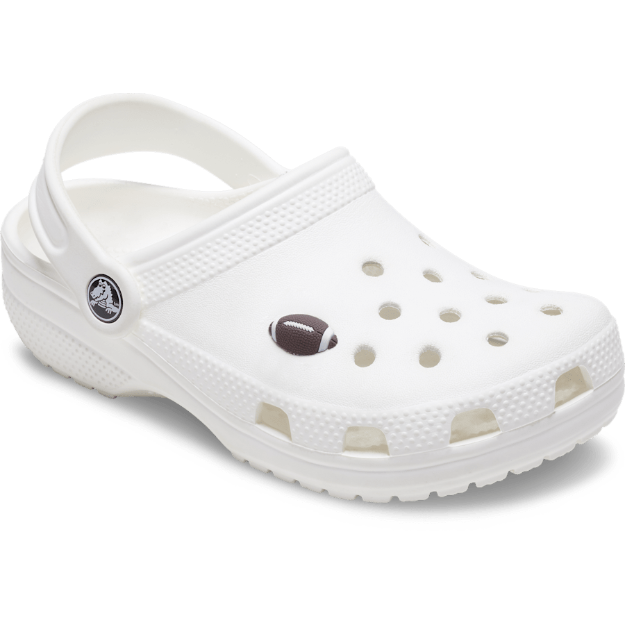 Crocs - Textured Football Jibbitz™ charms