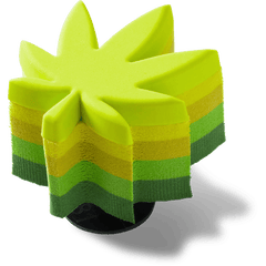 Crocs - Stacked Hemp Leaf Jibbitz™ charms
