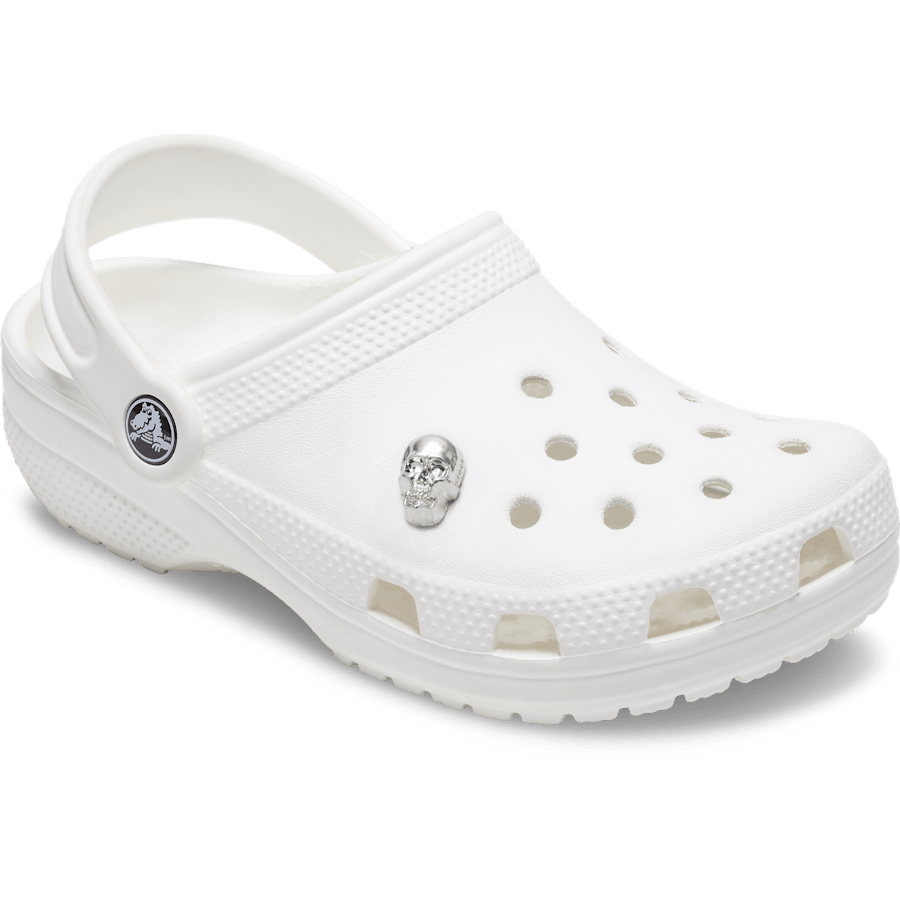Crocs - Silver Skull Jibbitz™ charms