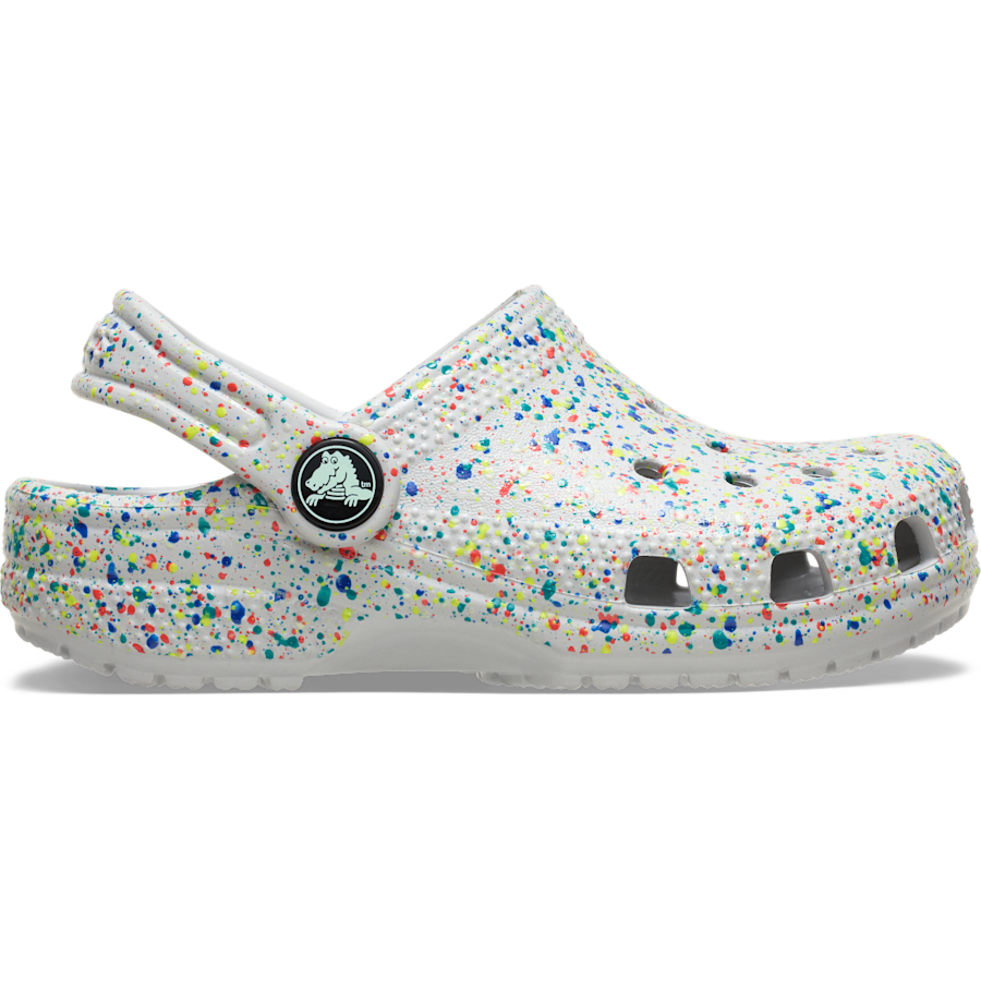 Crocs - Kids' Classic Glow Paint Splatter Clog