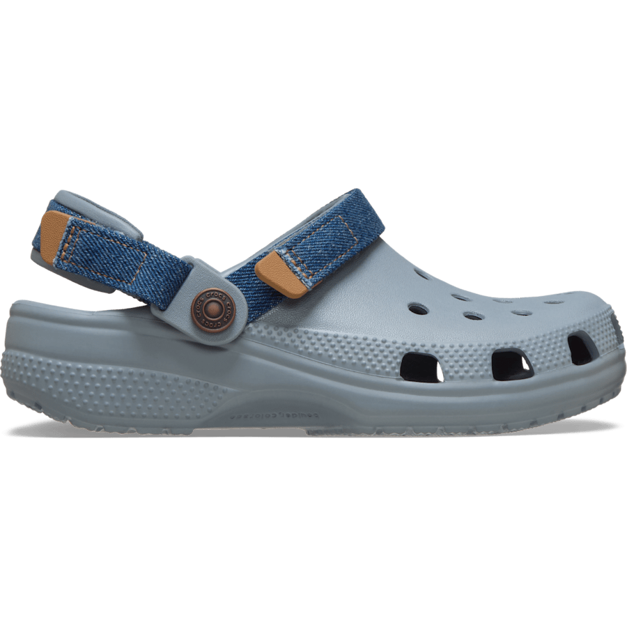 Crocs - Kids' Classic Denim Adjustable Backstrap Clog