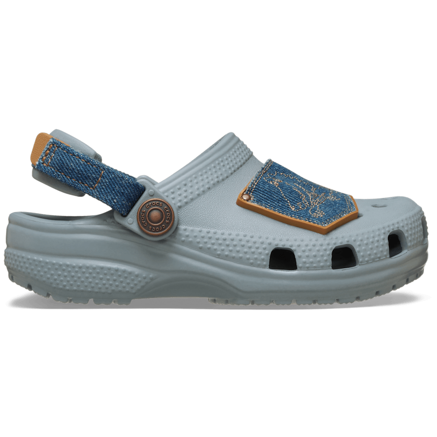 Crocs - Toddler Classic Denim Adjustable Backstrap Clog
