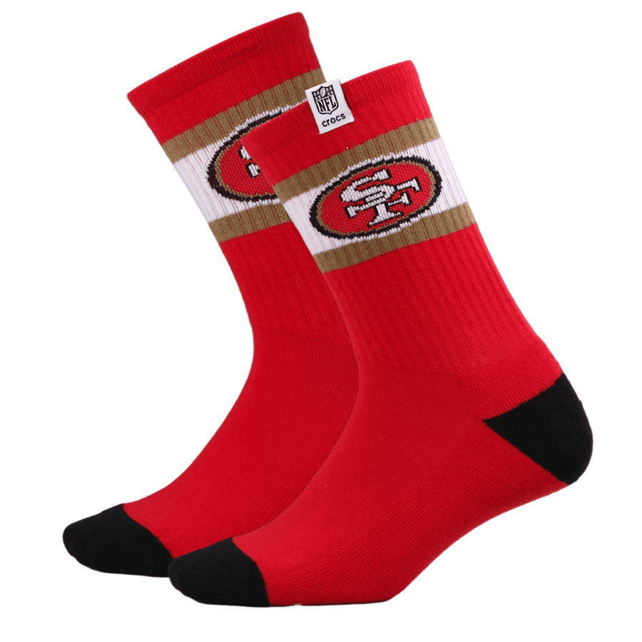 Crocs - NFL San Francisco 49ers Crocs Socks